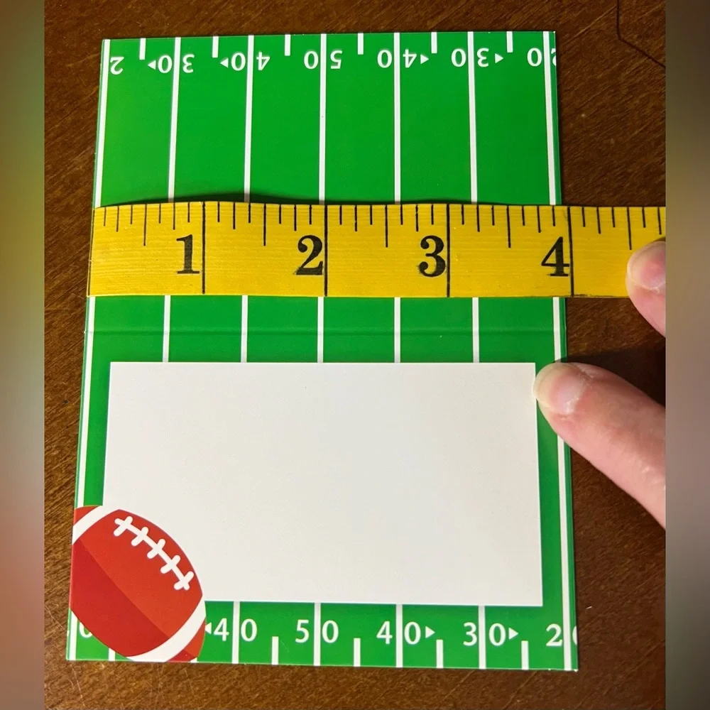 NEW Game day Football banner 15 Food Cards, concessions place cards, green white